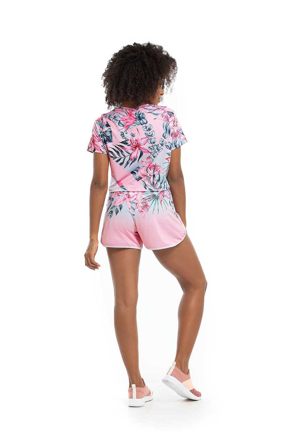 Shorts Comfy Degradê Floral