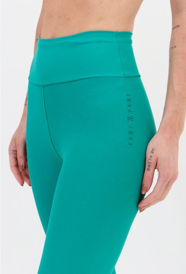 Legging lisa verde folha Lance