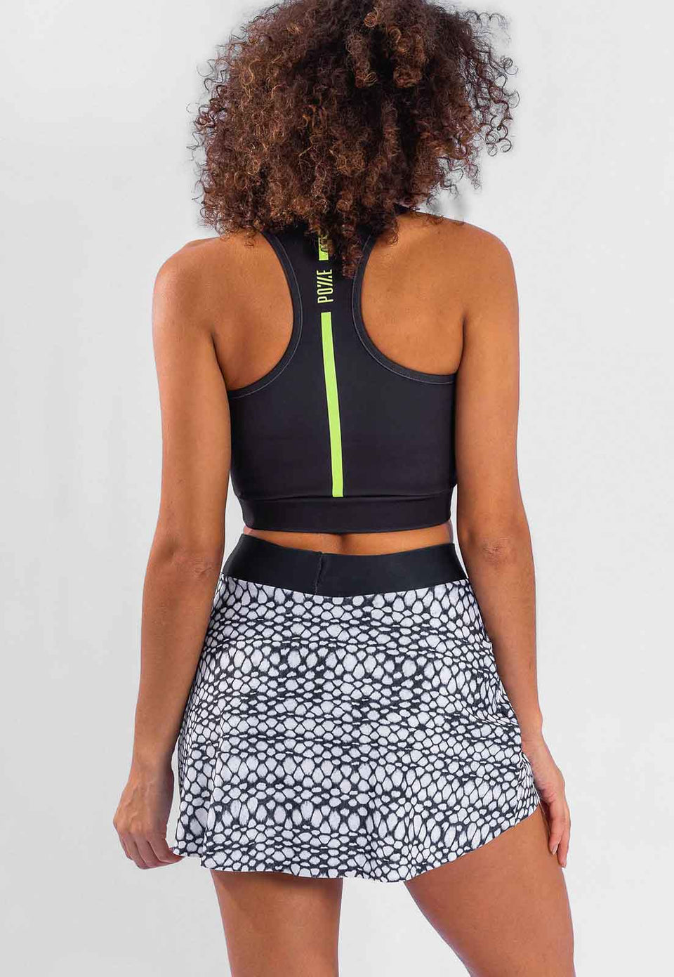 Top Detalhe Em Neon estampa Action
