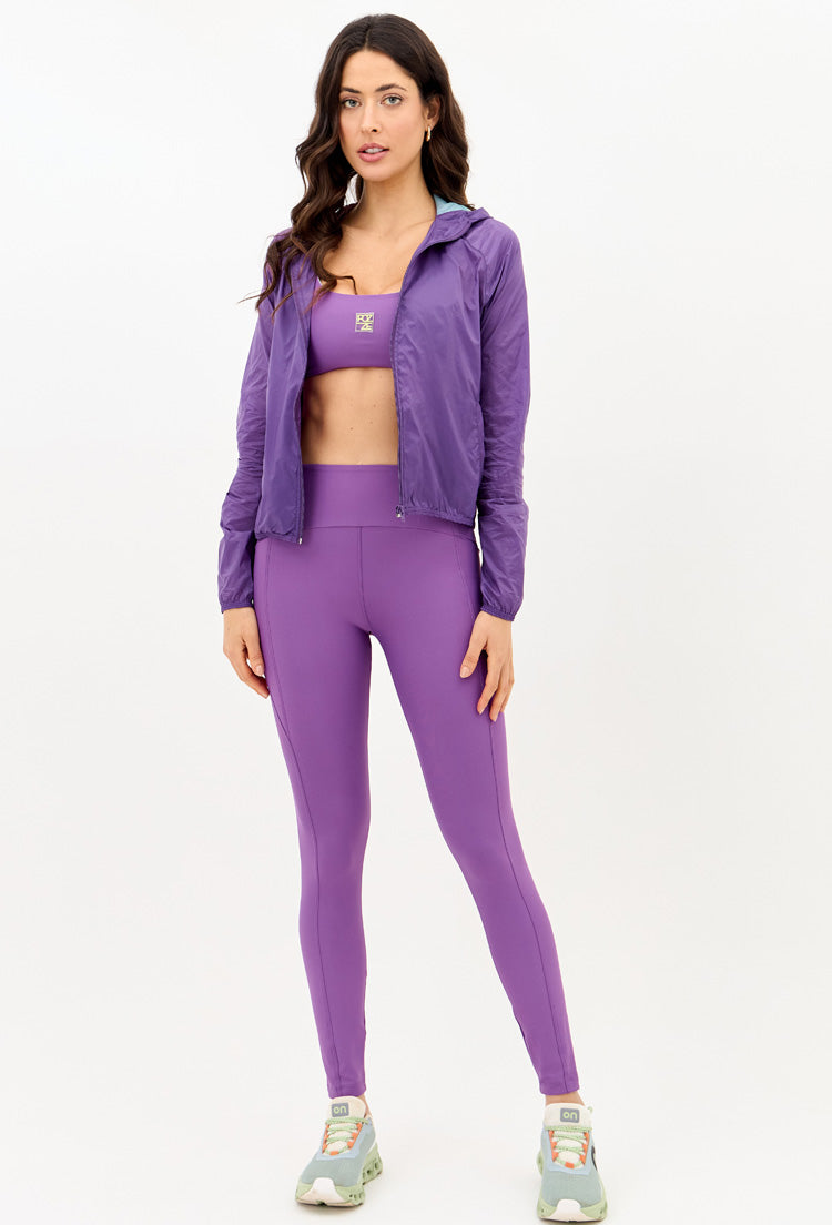 Jaqueta corta vento roxo fusão Alquimia