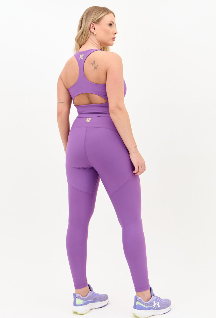 Top longo dupla face roxo fusão Alquimia