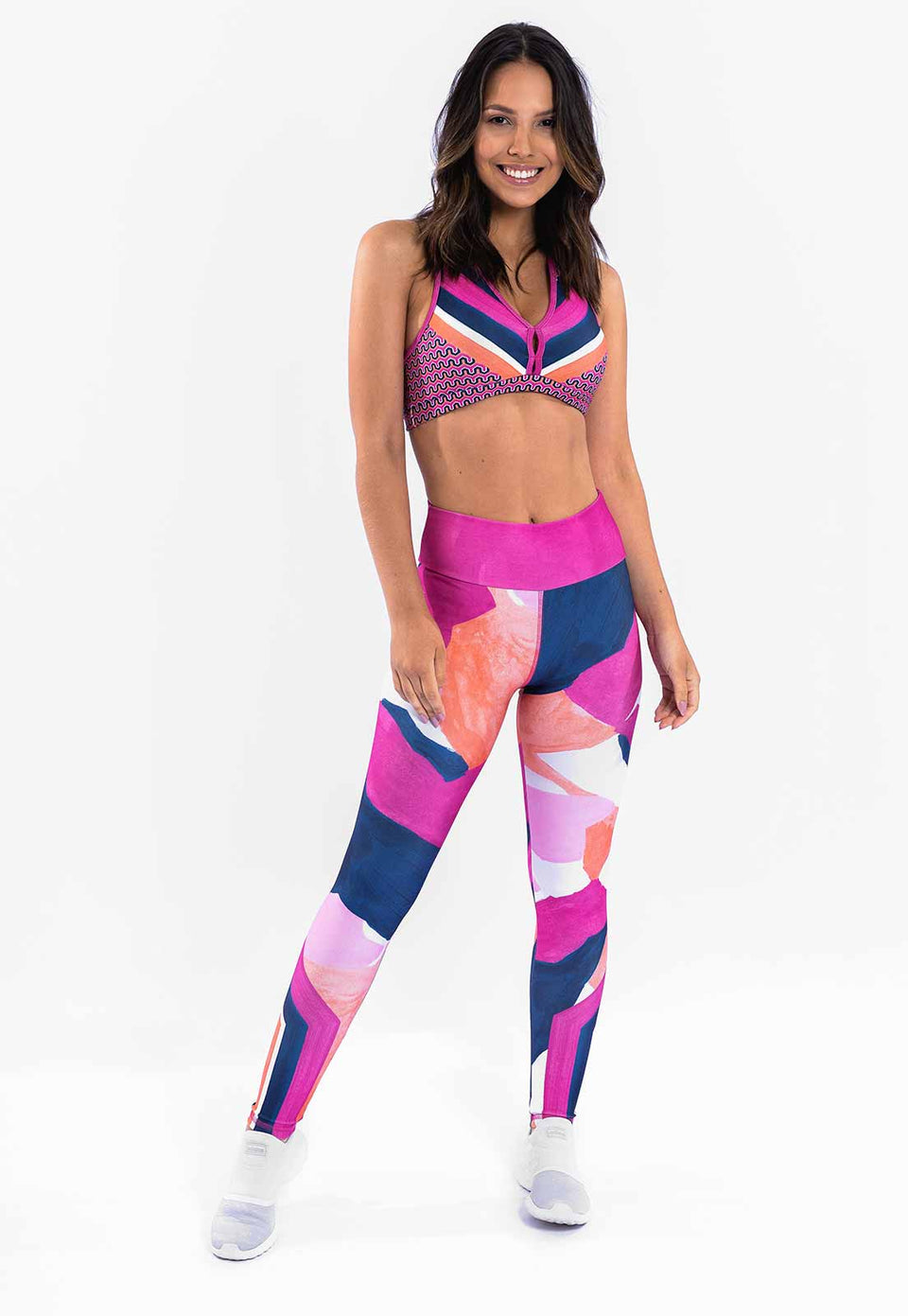 Legging abstrata estampa Acqua