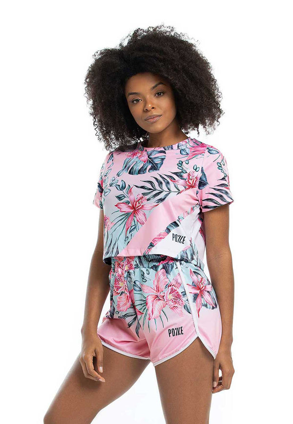 Shorts Comfy Degradê Floral