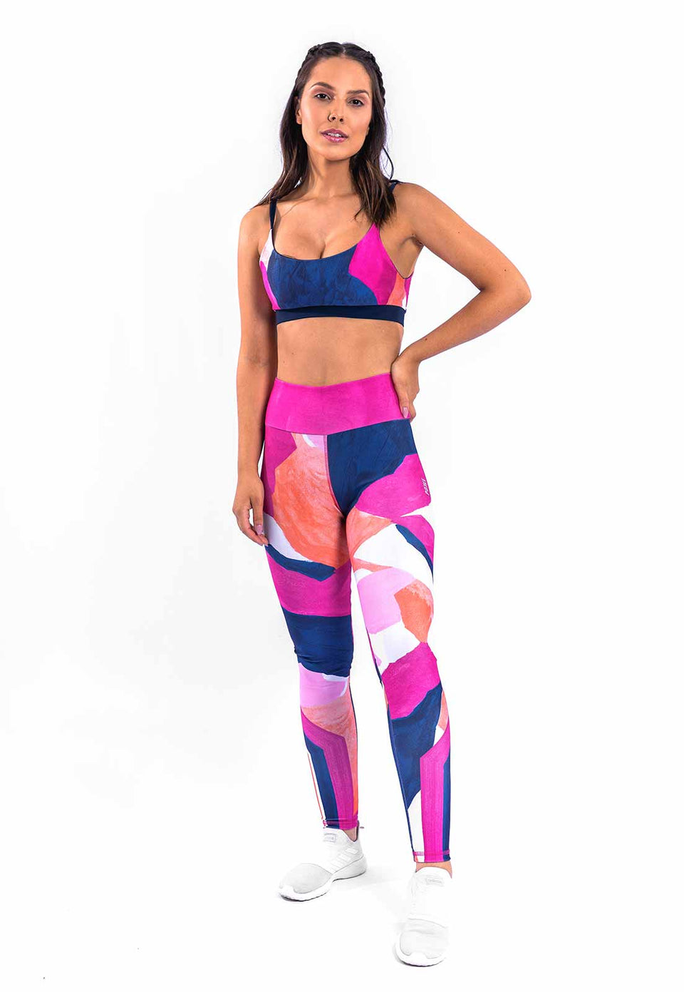 Legging abstrata estampa Acqua