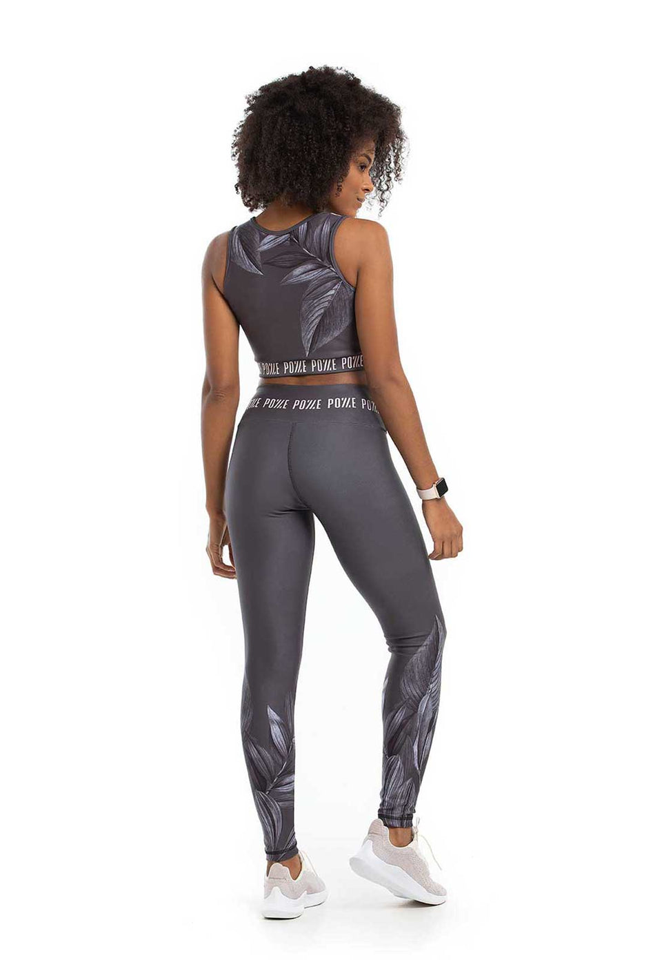 Calça Legging Dark Folhagem