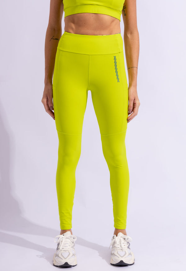 Legging lisa citrine com bolsos Collab Julia Horta