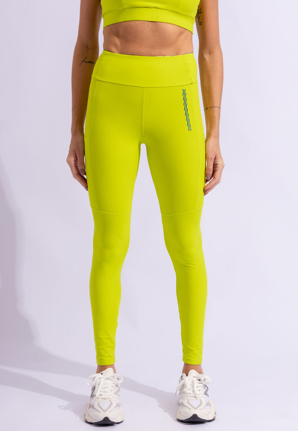 Legging lisa citrine com bolsos Collab Julia Horta