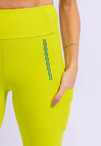 Legging lisa citrine com bolsos Collab Julia Horta