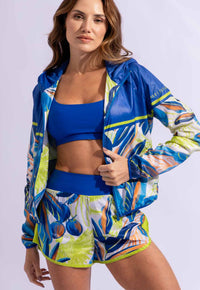 Shorts duplo estampado Collab Julia Horta