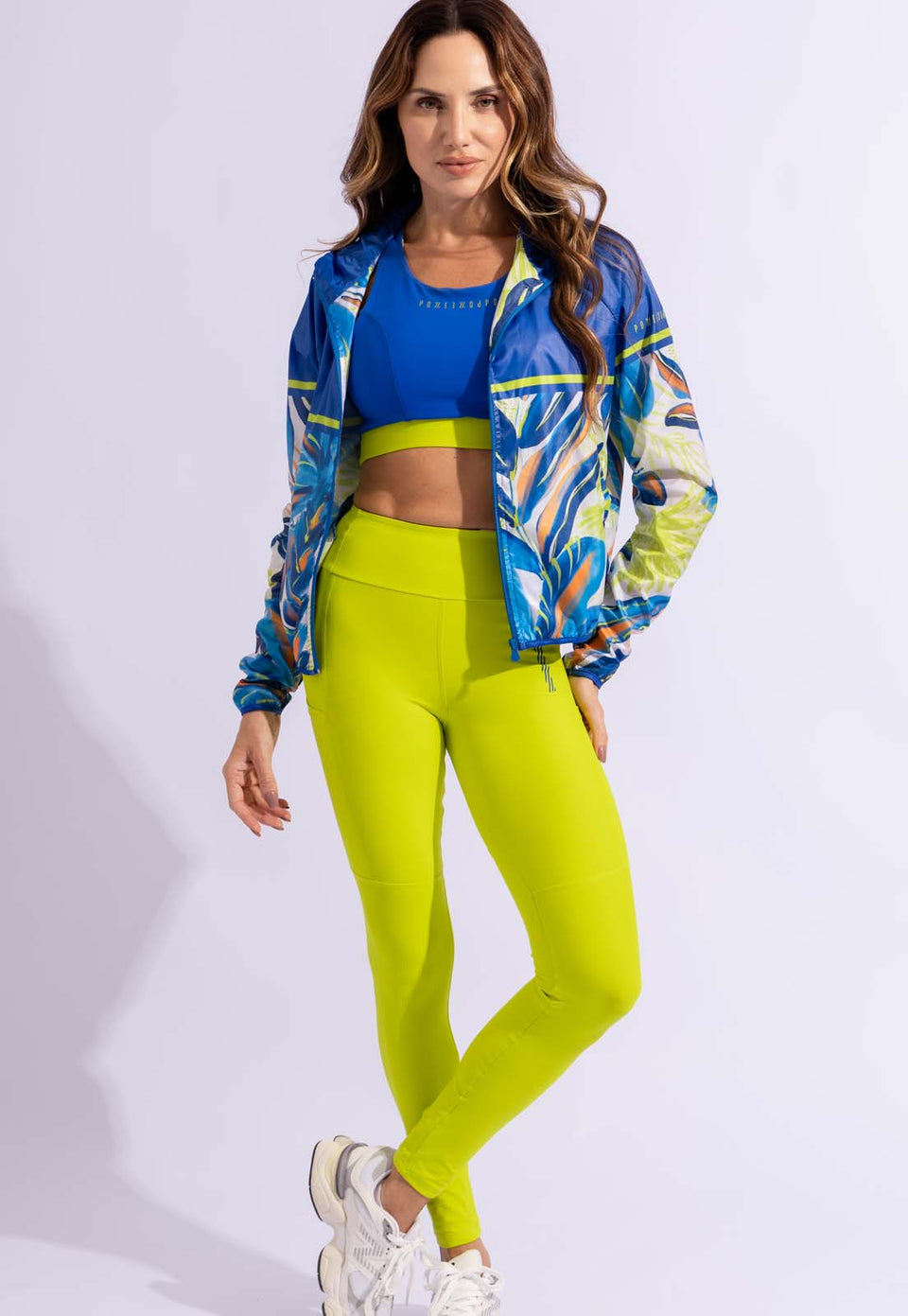 Legging lisa citrine com bolsos Collab Julia Horta