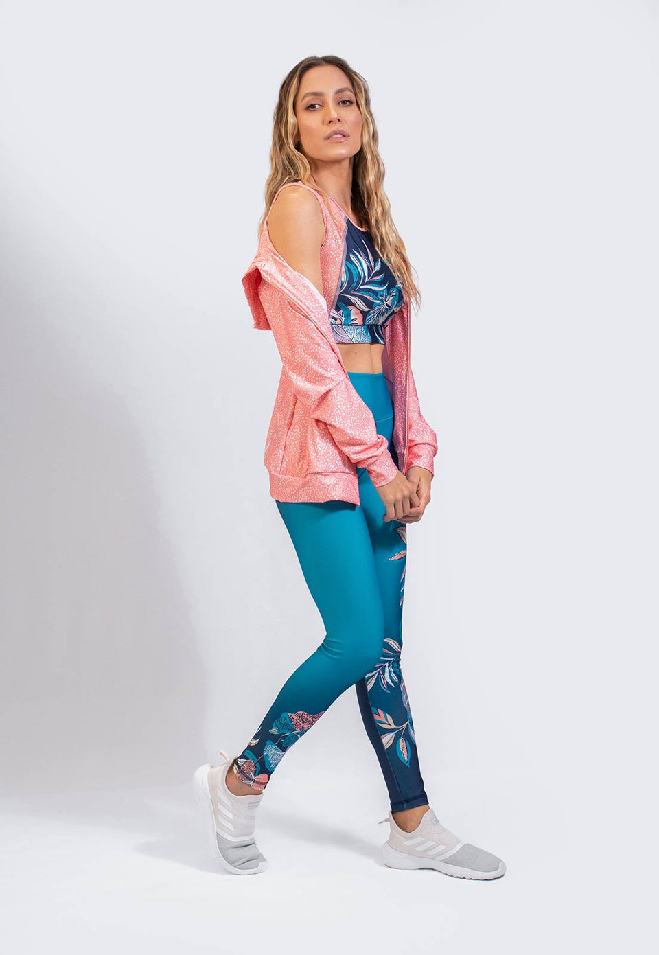 Top Folhas Estampa Botanical Garden