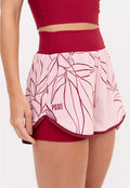 Short duplo estampado com bolso Essence