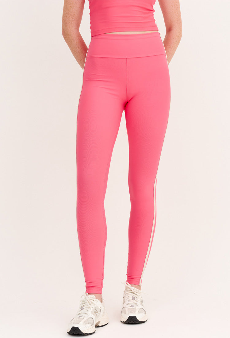 Legging lisa coral com viés lateral Al mare