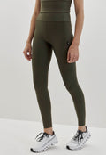 Legging lisa verde elite com bolsos laterais Voá