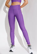 Legging running lisa roxo fusão multibolsos Alquimia