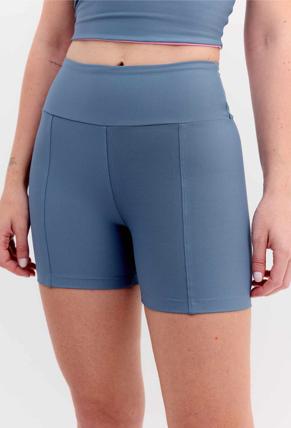 Bermuda lisa azul índigo Aurora