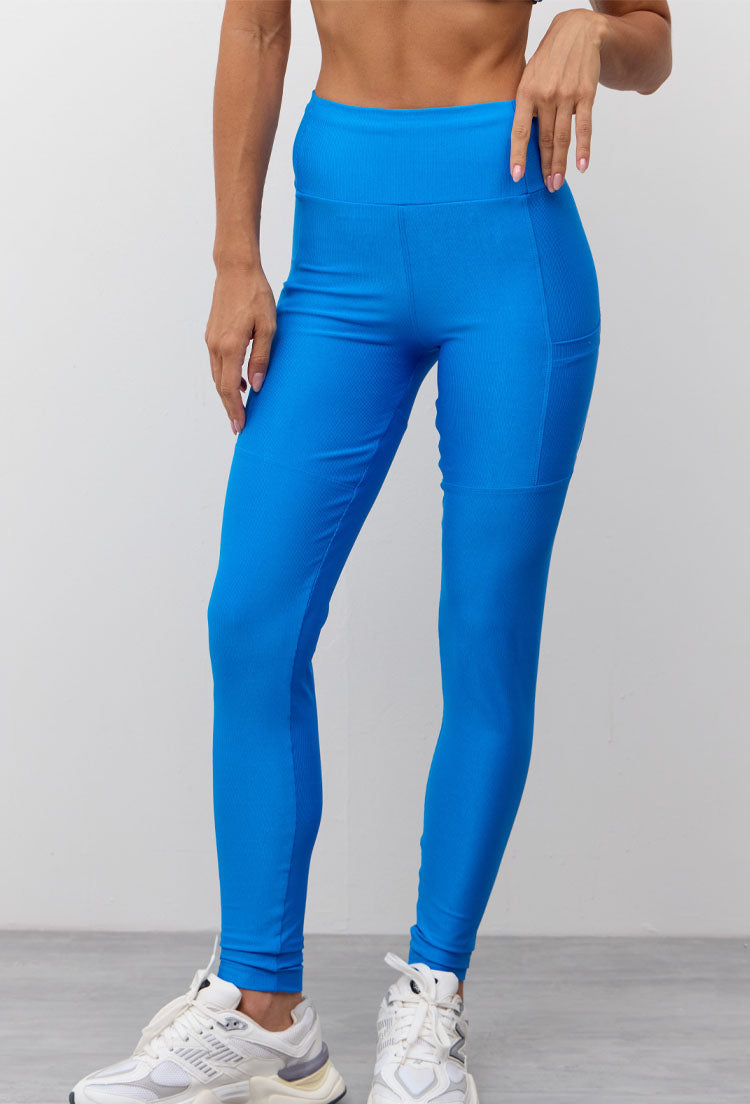Conjunto Legging com recorte e bolsos + Top liso Athena