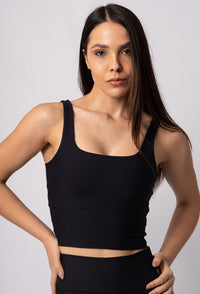 Conjunto Shorts duplo + Top longo dupla face Action