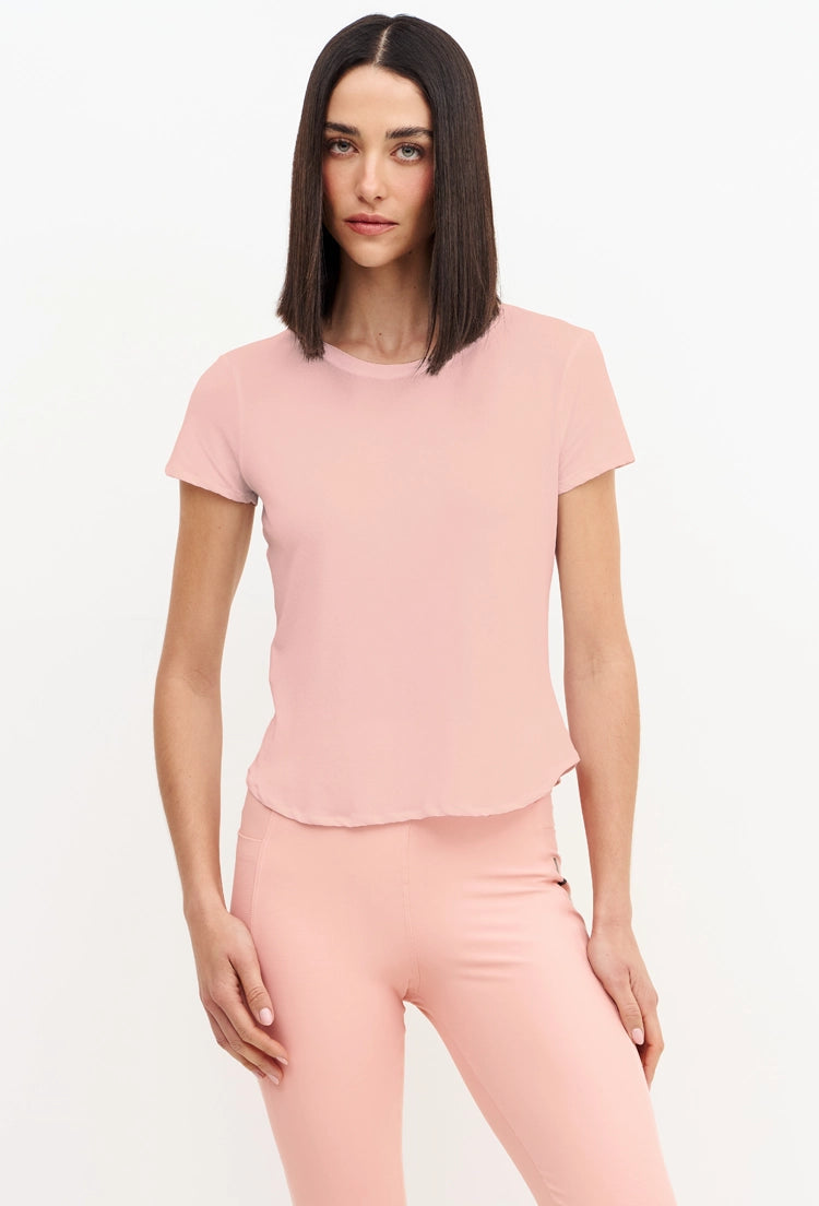 Tshirt slim rose Domma