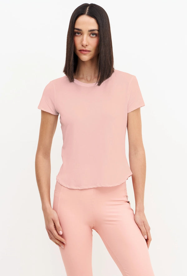 Tshirt slim rose Domma
