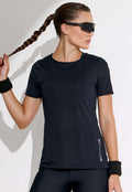 Tshirt running preto Action