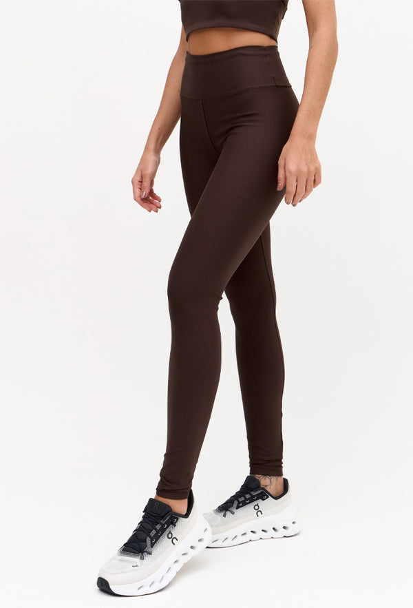 Legging lisa marrom café Magna