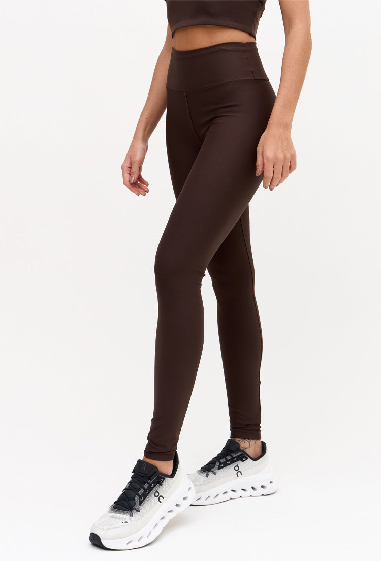 Legging lisa marrom café Magna