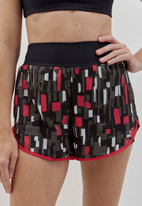 Conjunto Shorts duplo com bolso + Top longo decote quadrado dupla face Voá