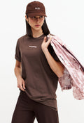 Camiseta lisa marrom café Domma