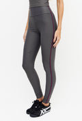 Legging lisa chumbo com viés lateral Instinto