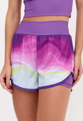 Short duplo estampado com bolso Alquimia