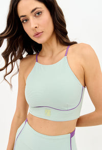 Top verde vital com vivo dupla face Alquimia