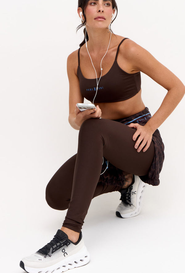 Legging lisa marrom café Magna