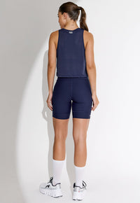 Regata running cropped marinho Acqua