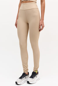 Legging lisa bege árido Pure