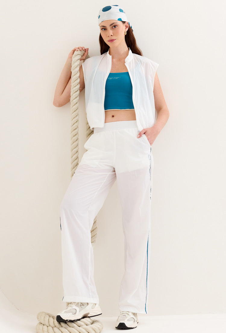 Calça off com bolsos Al mare