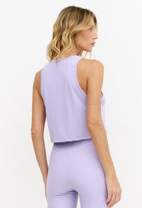 Regata cropped lisa lavanda Aura