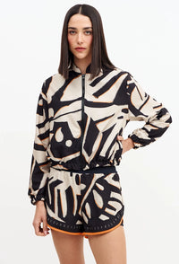 Jaqueta bomber com bolsos estampada Magnetic