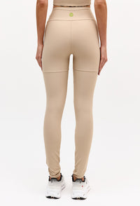 Legging lisa bege árido Pure