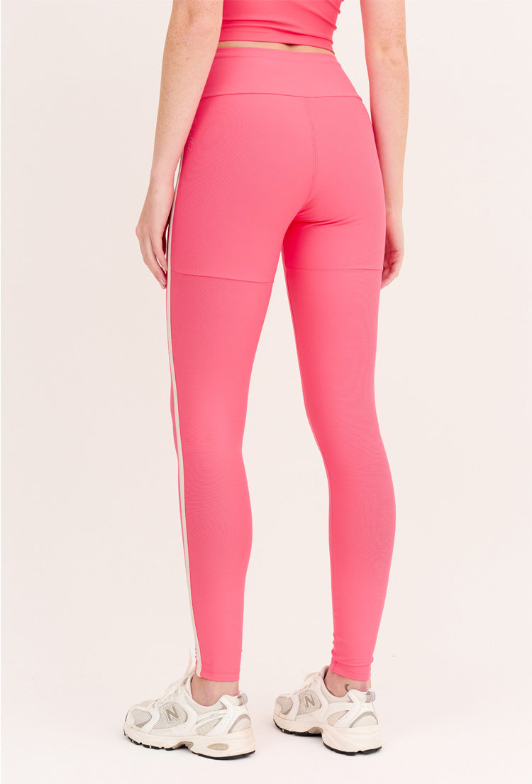 Legging lisa coral com viés lateral Al mare