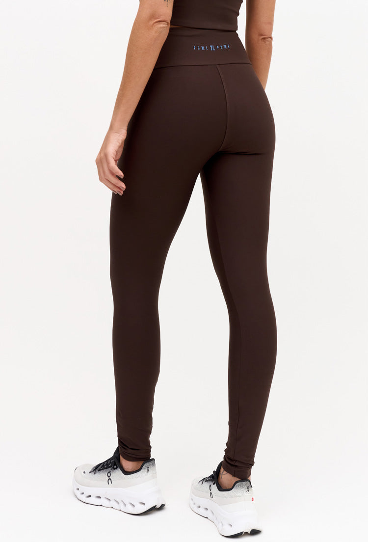 Legging lisa marrom café Magna