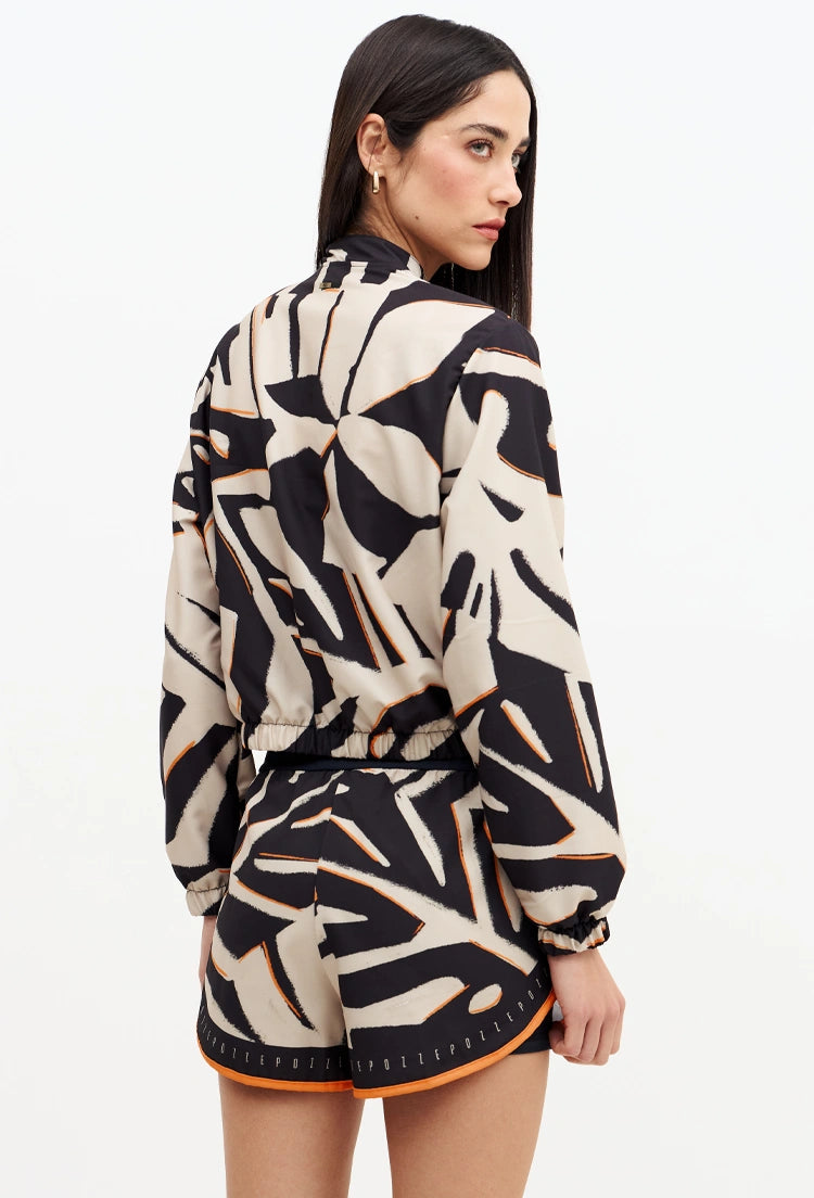 Jaqueta bomber com bolsos estampada Magnetic