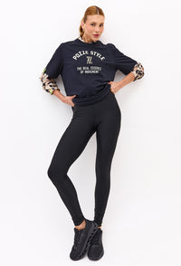 Camiseta lisa com estampa localizada Pure