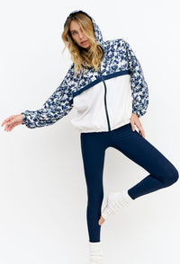Legging com recorte lisa marinho Deep