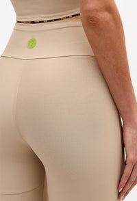 Legging lisa bege árido Pure