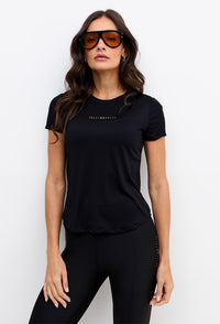 Tshirt slim preto Pulsa