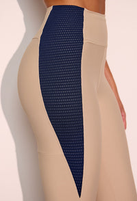Conjunto Legging bicolor com bolso + Top nadador bicolor Gaia