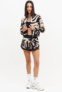 Jaqueta bomber com bolsos estampada Magnetic
