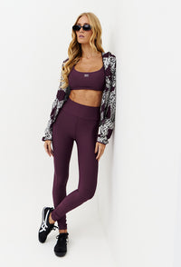 Legging lisa cherry com bolsos Instinto