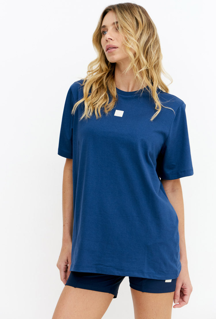 Camiseta lisa marinho Deep